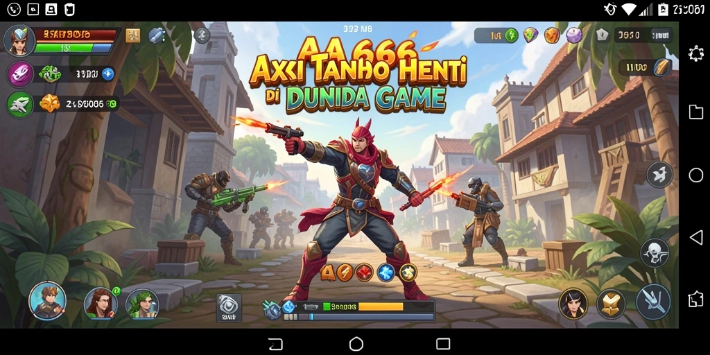 Tampilan gameplay menarik dari AA666 dengan aksi yang mendebarkan.