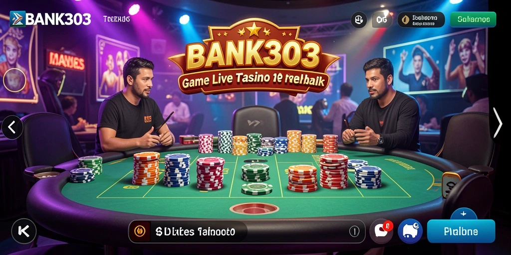 Tampilan screenshot dari gameplay Live Casino yang mengasyikkan.