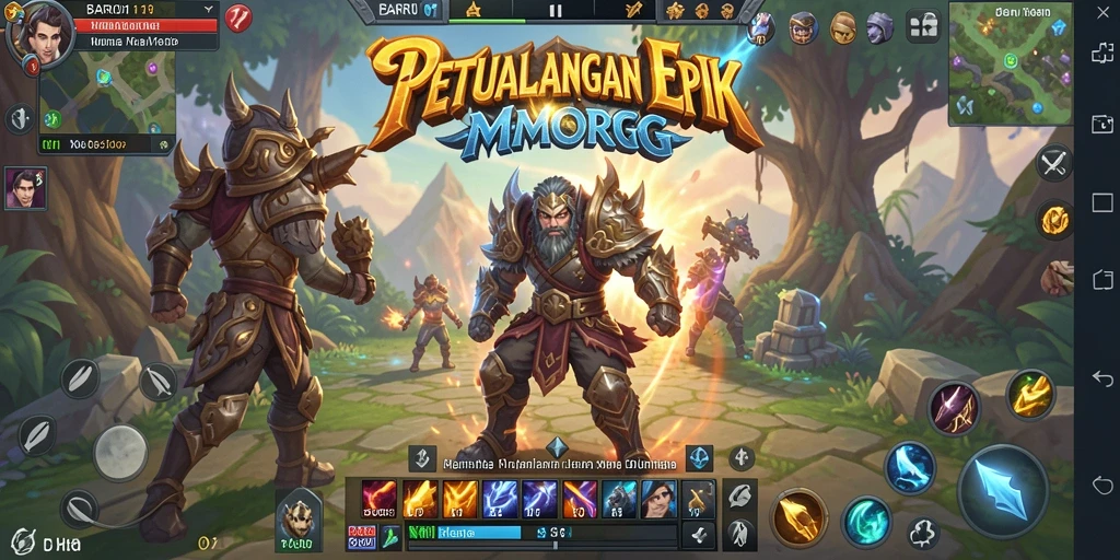 Tampilan gameplay BARU01 yang menarik dengan aksi pertempuran seru.