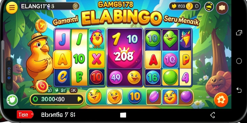 Tampilan gameplay menarik dari game Bingo ELANG178.