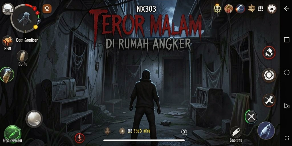 Screenshot gameplay NX303 yang mencekam dan menegangkan.