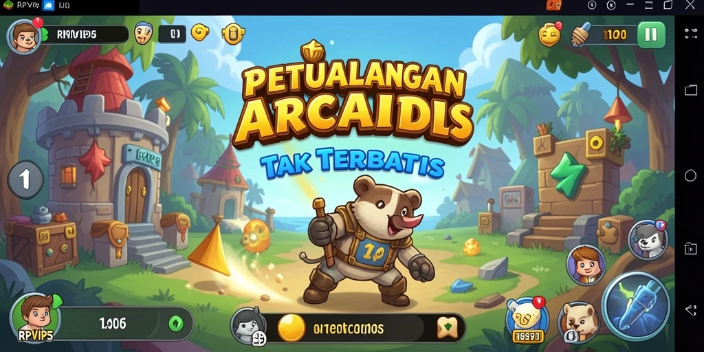 Tampilan gameplay RPVIP5 dengan aksi seru dan grafis menawan.