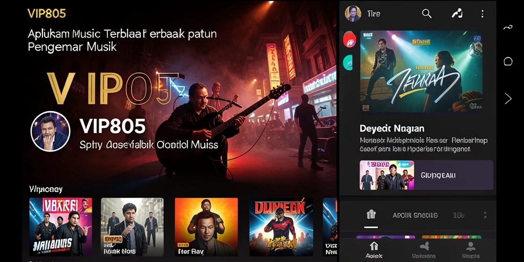 Tampilan gameplay VIP805 yang menampilkan interaksi musik yang menyenangkan.